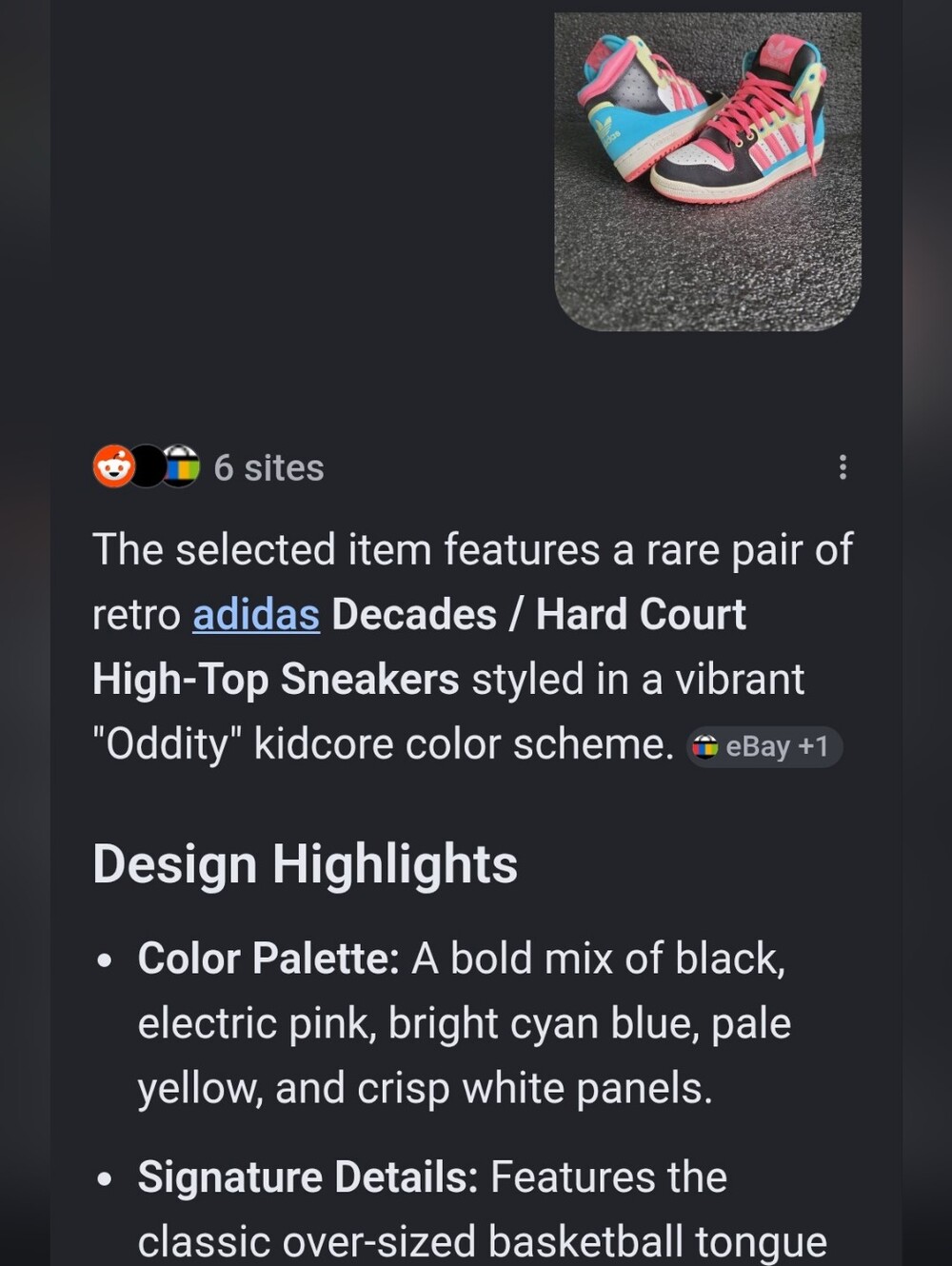 ๐ฅ RARE ๐ฅ Adidas Decades/Hard Court "Oddity" Wmns 8 - Picture 16 of 16